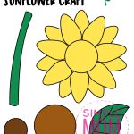 Free Printable Sunflower Craft Template Artofit
