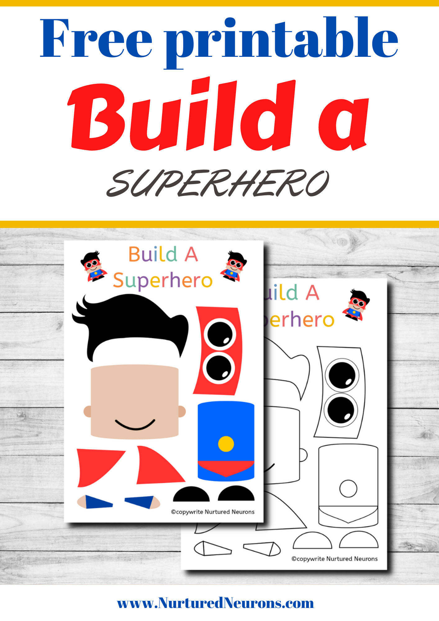 Free Printable Superhero Crafts You Could Make These Popsicle Stick Puppets As A Gift Or Make 