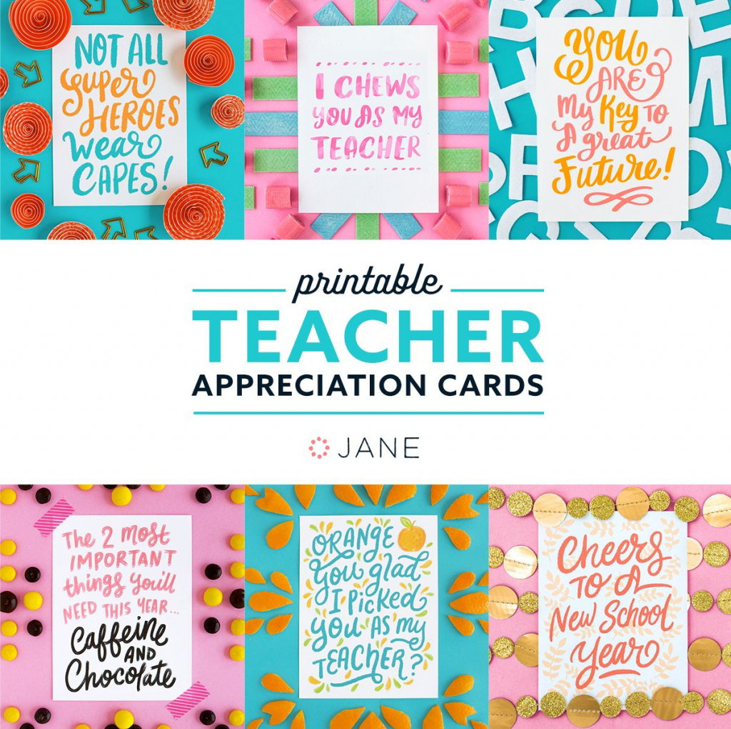 Printable Cards For Teacher Appreciation Week Printable Templates
