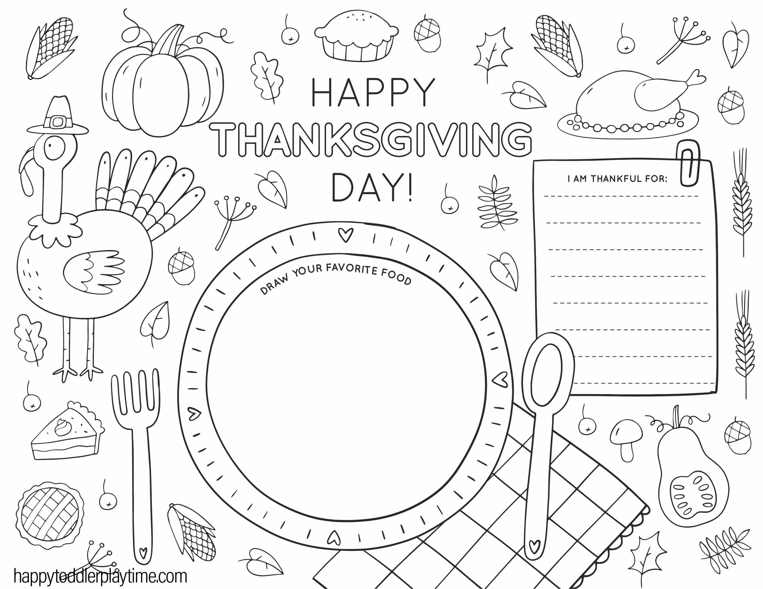 free printable thanksgiving activities for kids pdf