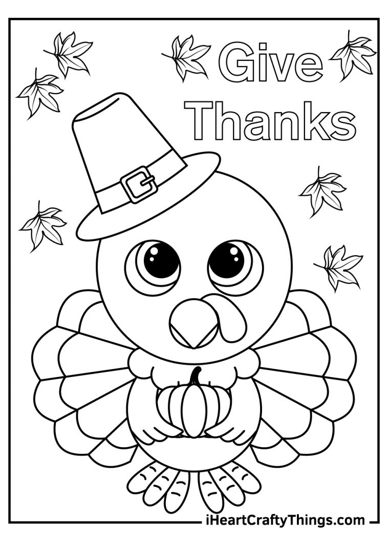 printable coloring thanksgiving pictures