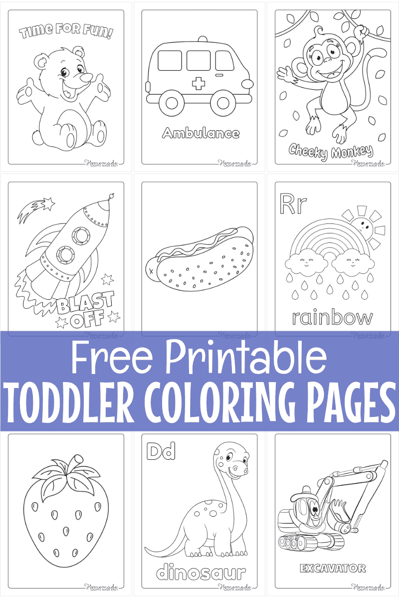 Free Printable Toddler Coloring Pages Merk Reviews