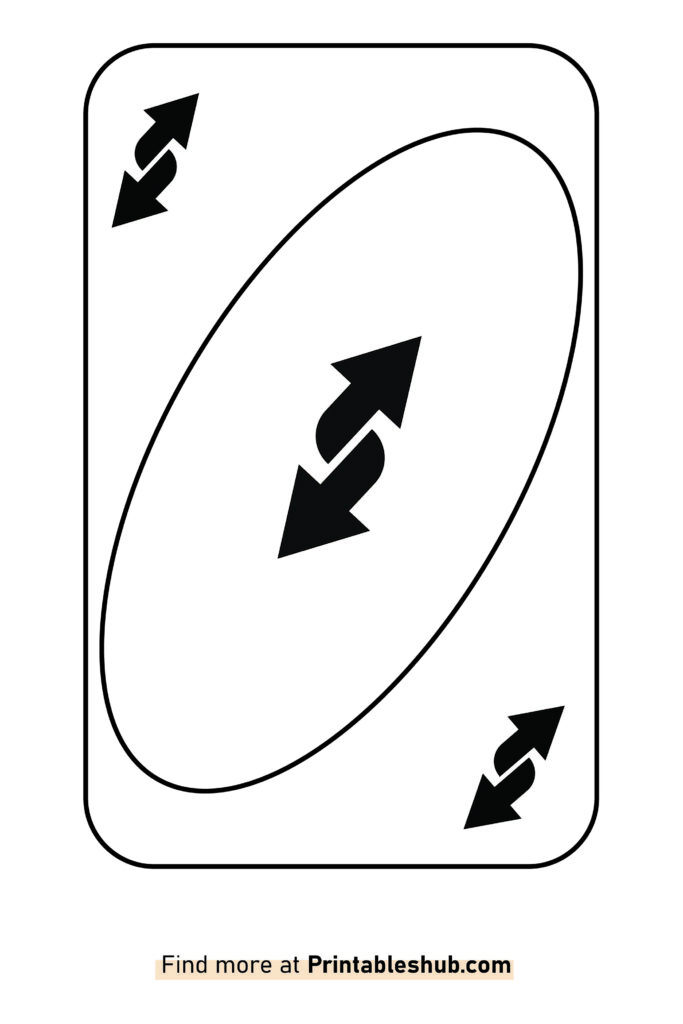 Free Printable UNO Reverse Cards With Blank Template PDF Included 