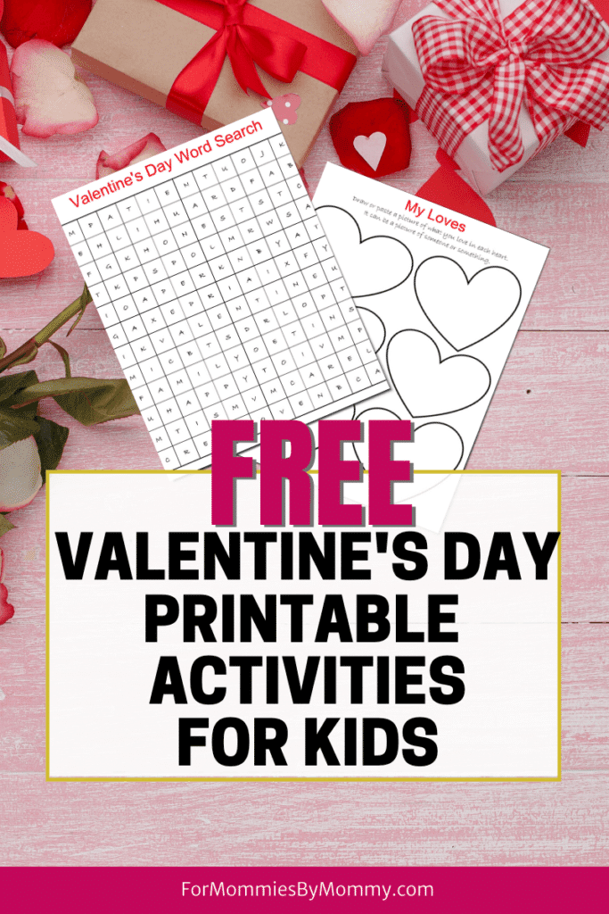 Free Printable Valentine Activities For Preschoolers
