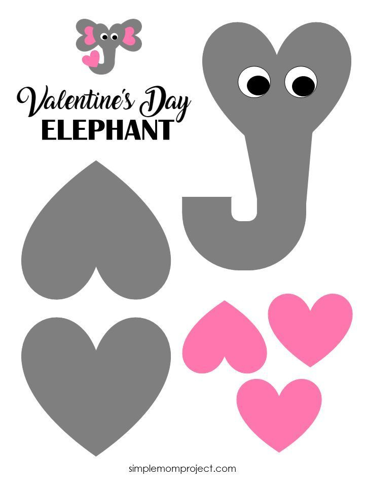 free printable valentines craft template