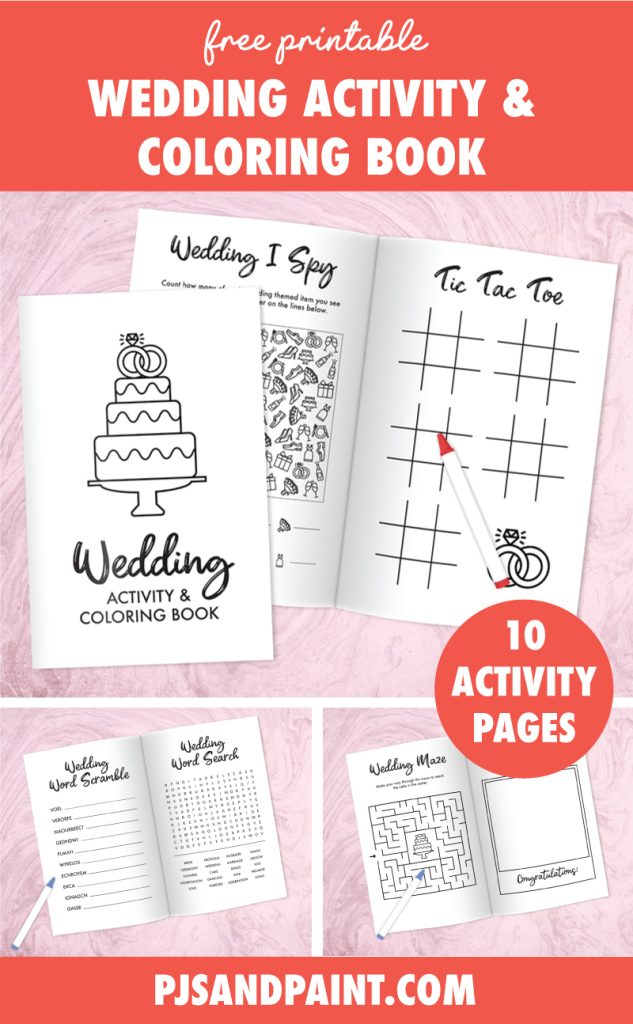 Free Printable Wedding Activity And Coloring Book For Kids 60 OFF