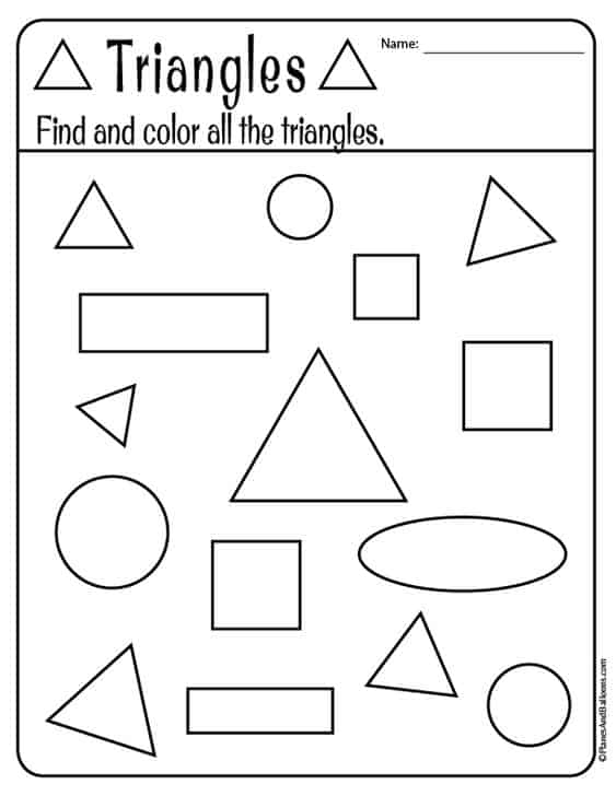 Free Printable Worksheets For 2 Year Olds Pdf