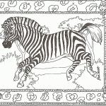 Free Printable Zebra Coloring Pages For Kids Coloring Home