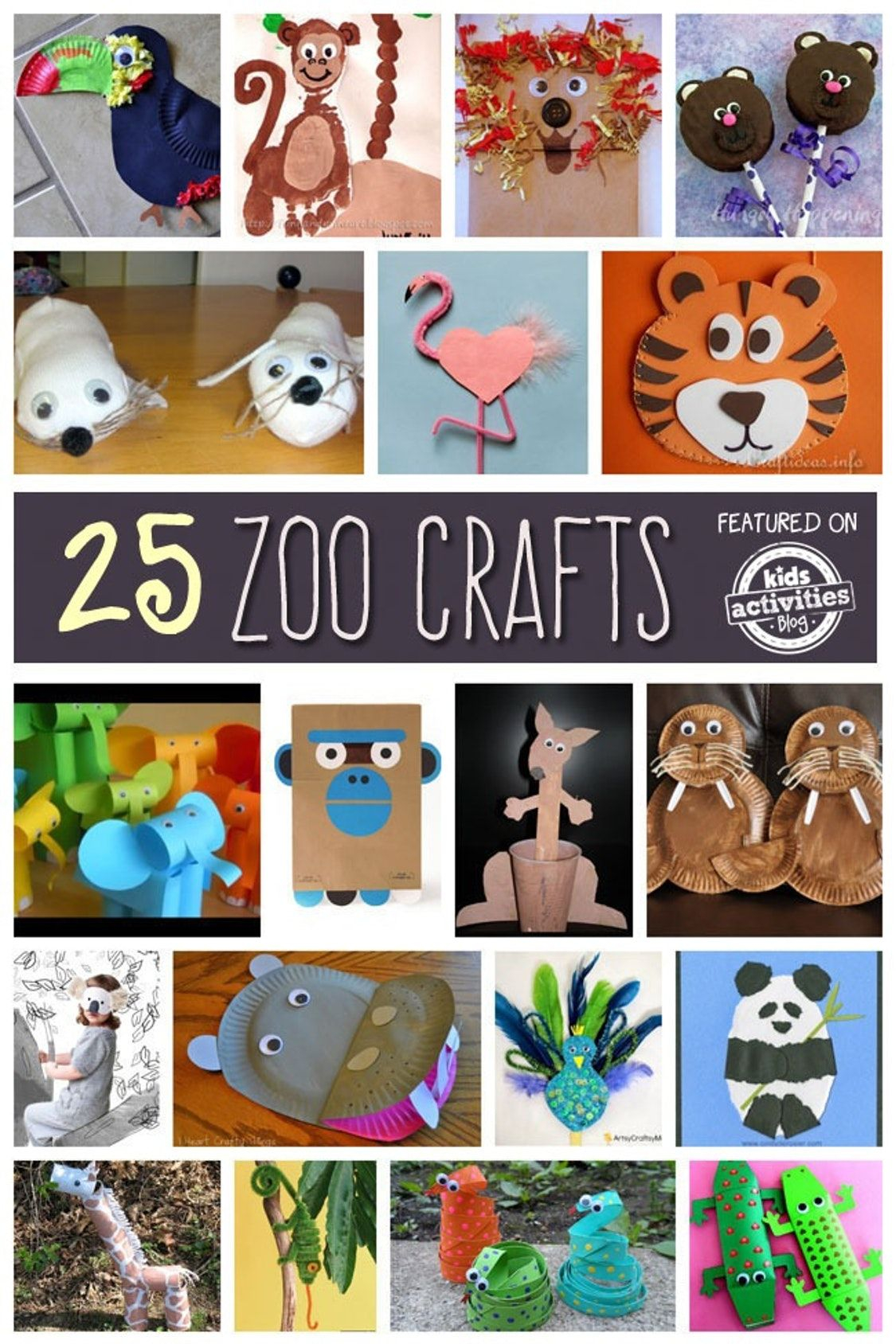 Free Printable Zoo Animal Crafts