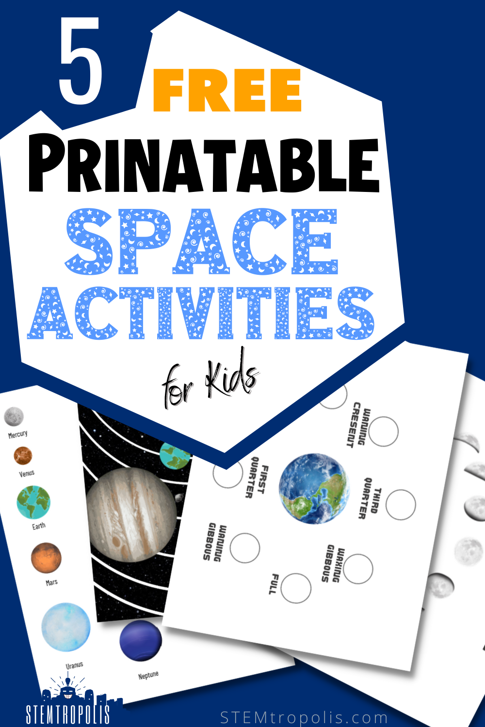 Free Printables For Kids Space Activities Space Activities For Kids 