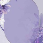 Free Purple Delicate Floral Canva Wedding Invitation Templates 2019