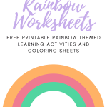 Free Rainbow Coloring Page And Activities For Kids Arinsolangeathome