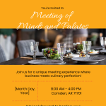 Free Restaurant Meeting Invitation Template Edit Online Download