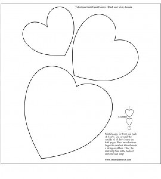 Free Valentine Craft Templates Pin On Printable Build A