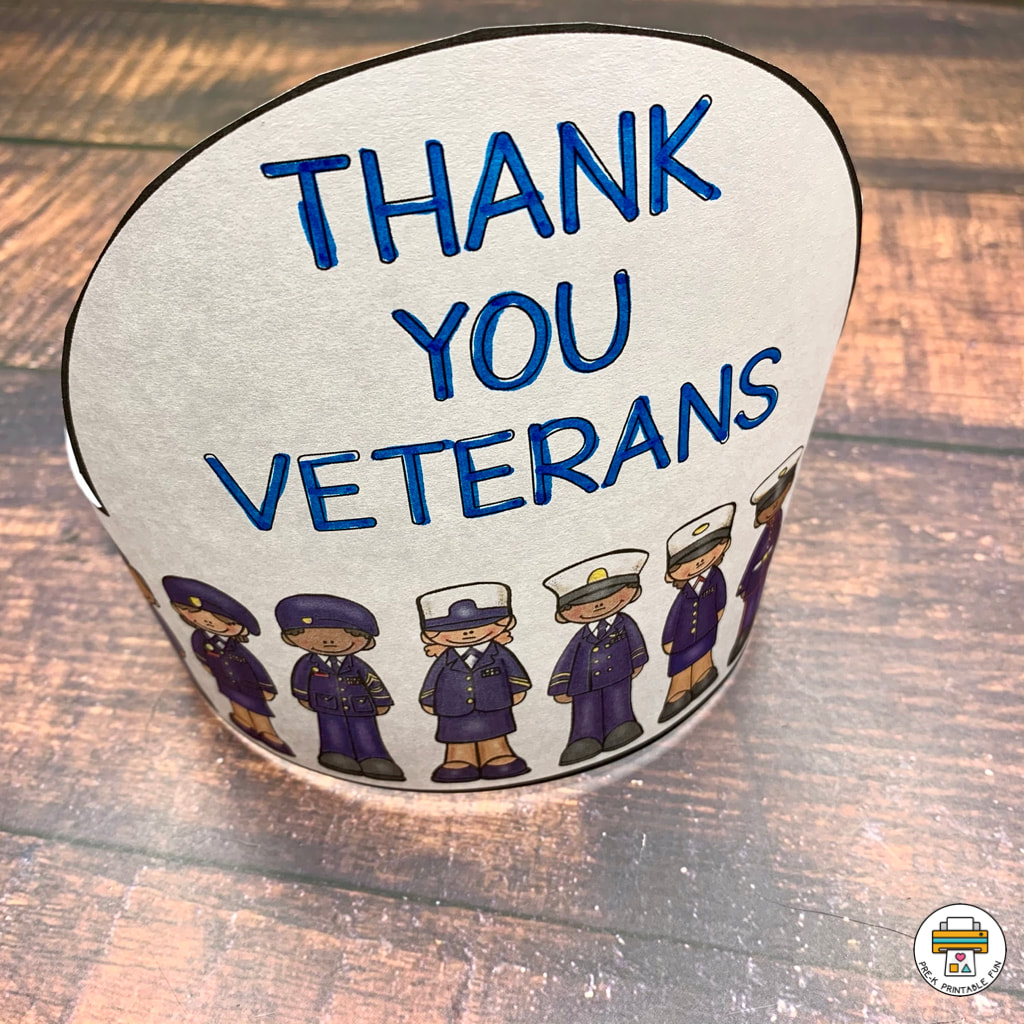 Free Veterans Day Preschool Crafts