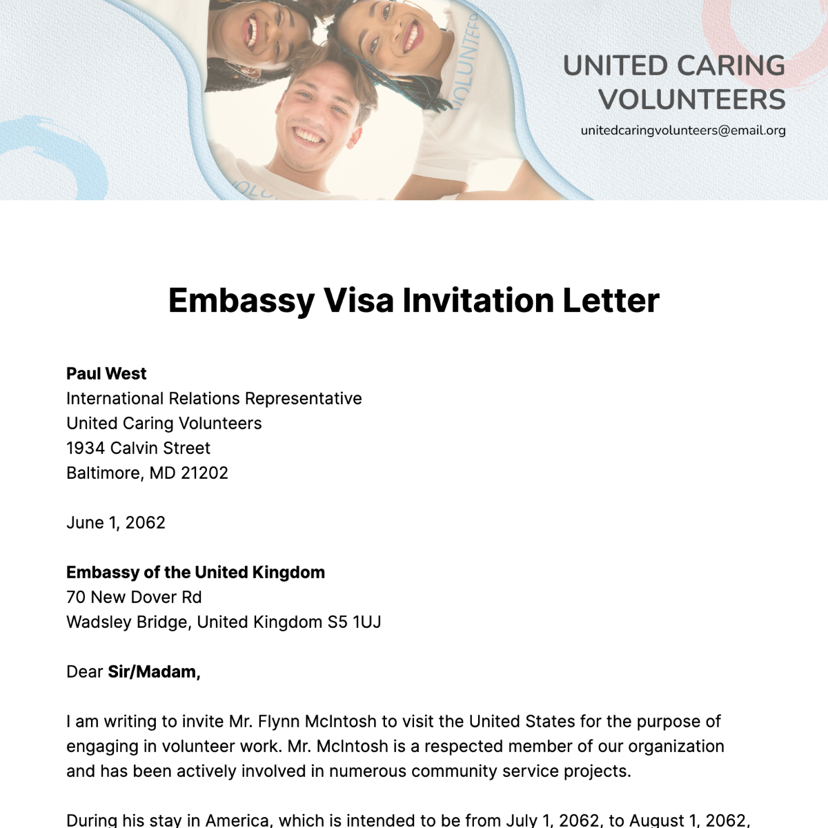 invitation visa template invitation visa template