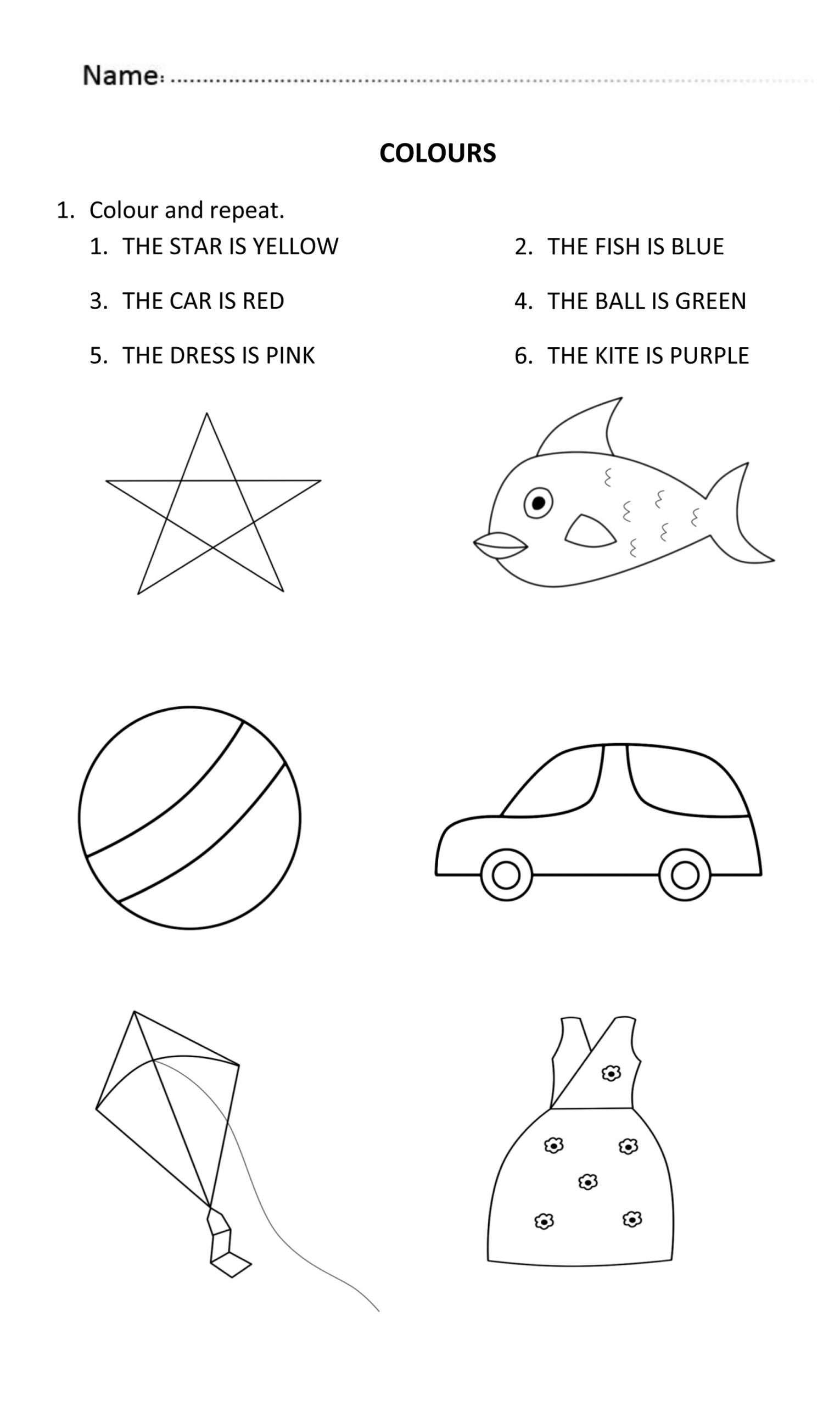 Free Worksheets For 5 Year Olds 101 Activity