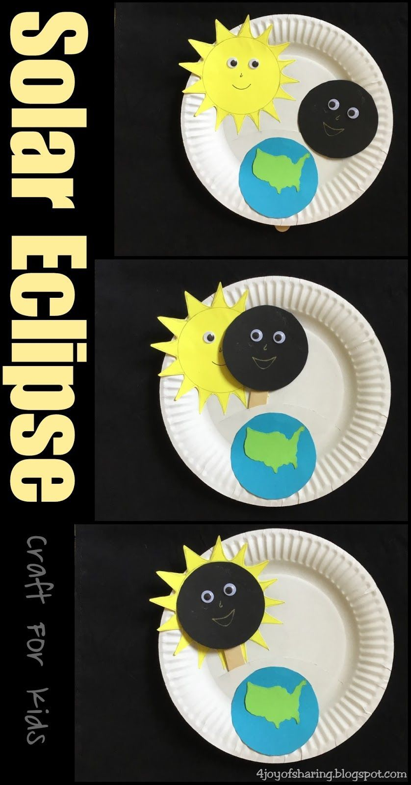 Fun And Easy Craft To Teach Kids About Solar Eclipse Preschool 