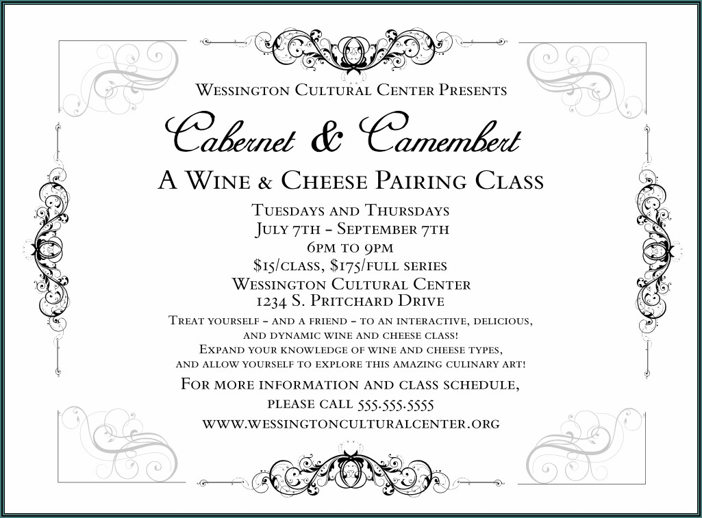 invitation wording for fundraising event