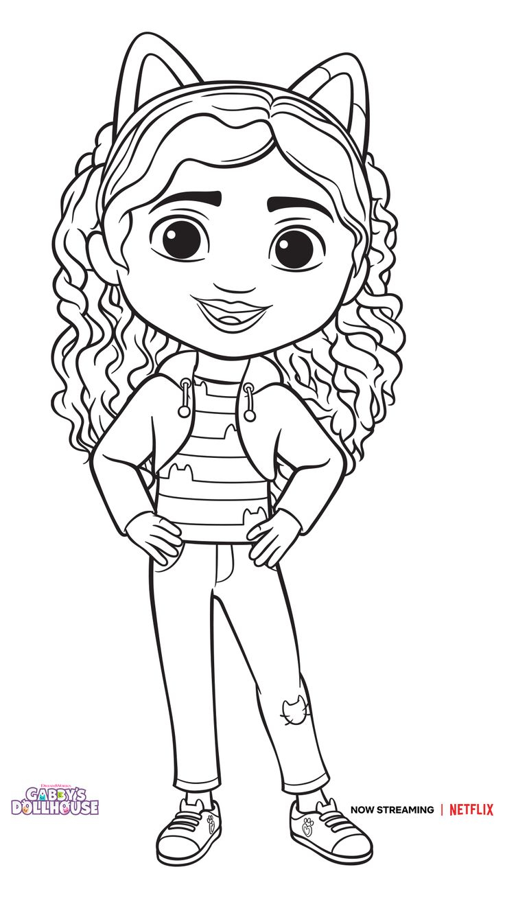 Gabby 39 s Dollhouse Printable Coloring Pages