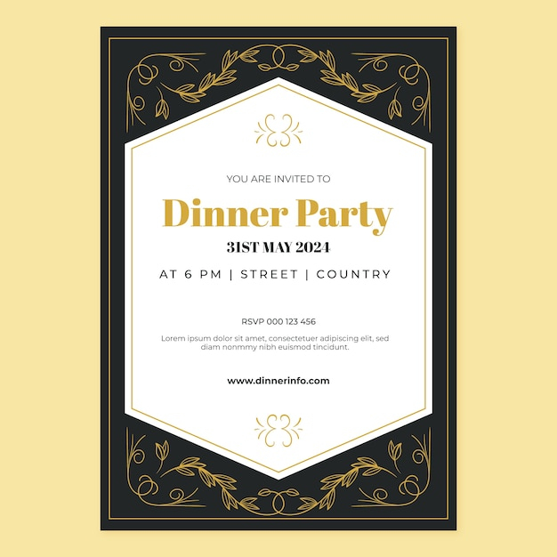 invitation template design