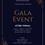 Gala Dinner Invitation Card Template Free Infoupdate