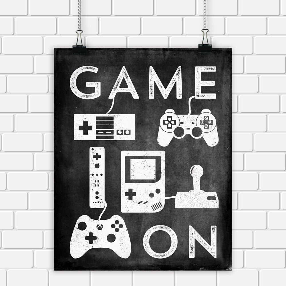 printable gamer wall art
