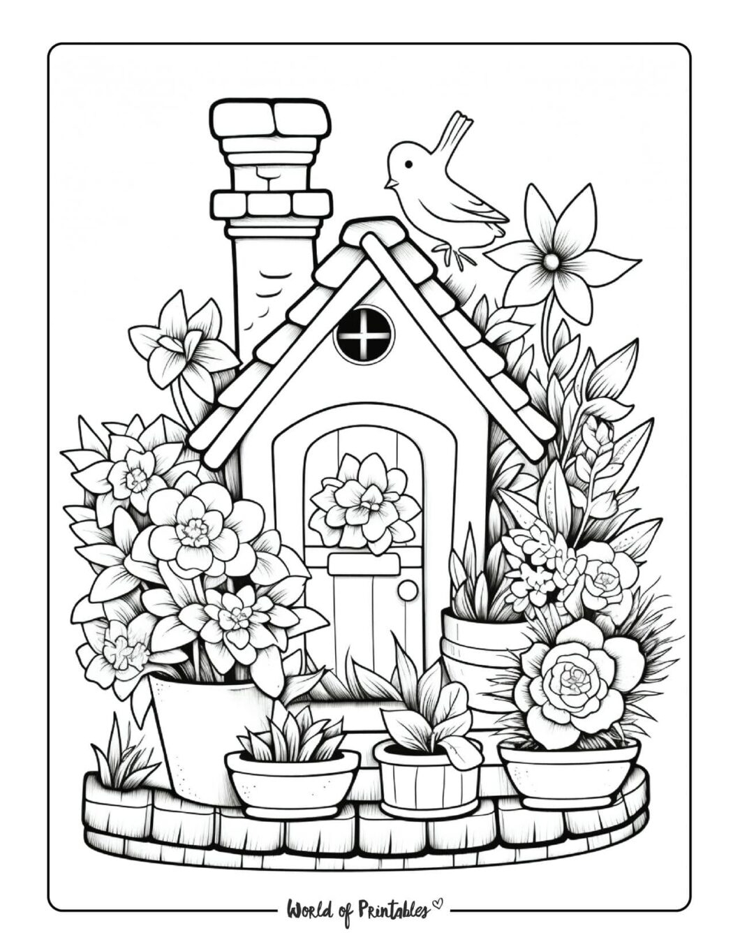 Garden Coloring Pages World Of Printables