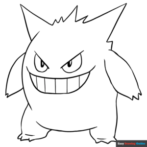 printable gengar picture