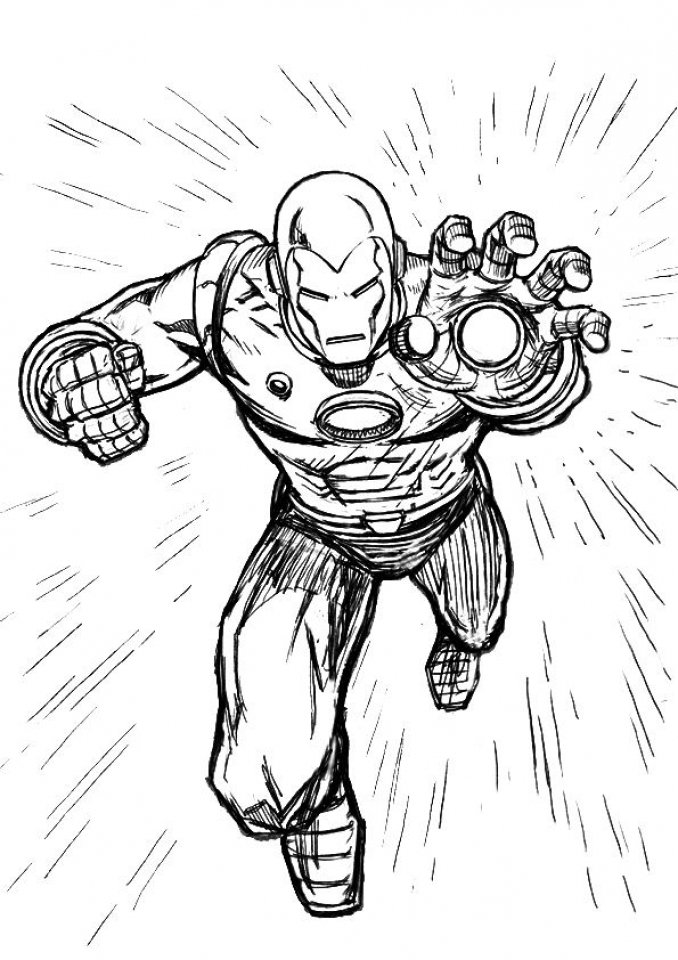 Get This Ironman Coloring Pages Free Printable 75185