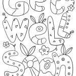 Get Well Soon Coloring Page Free Printable Coloring Pages Abe