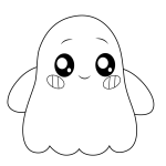 Ghosty Lankybox Coloring Page Coloring Pages Cute Coloring Pages