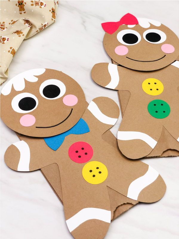 gingerbread crafts for toddlers printable