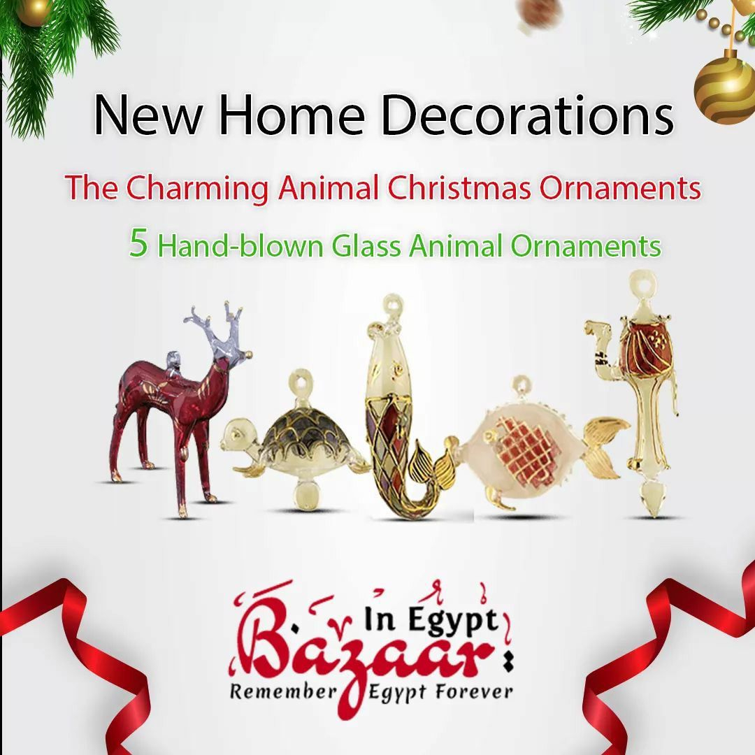 Glass Animal Ornaments Sale Attractive Christmas Set 2021 Animal 