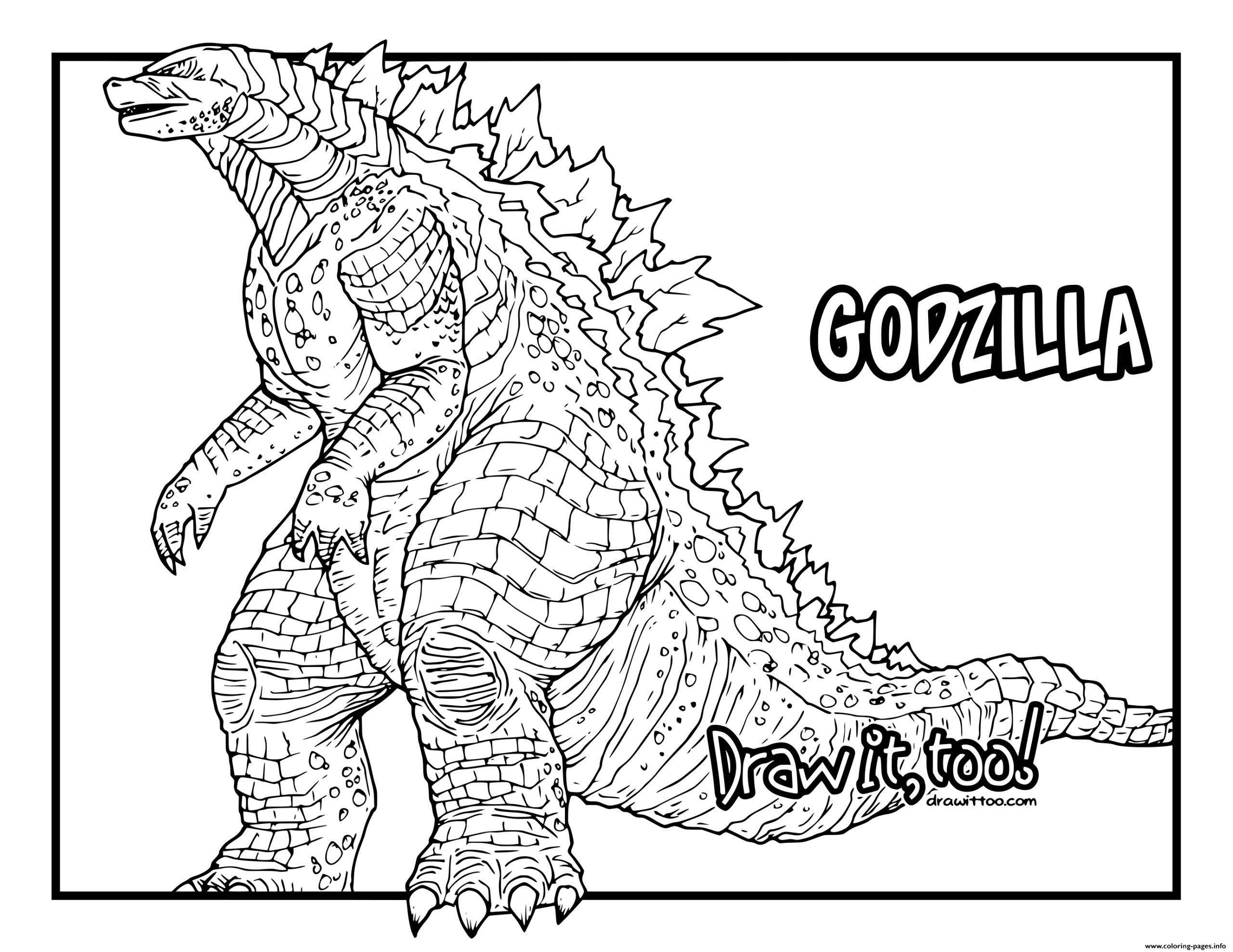 Godzilla Printable Printable Word Searches