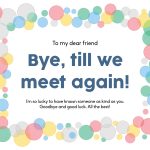 Good Bye Cards 10 Free PDF Printables Printablee