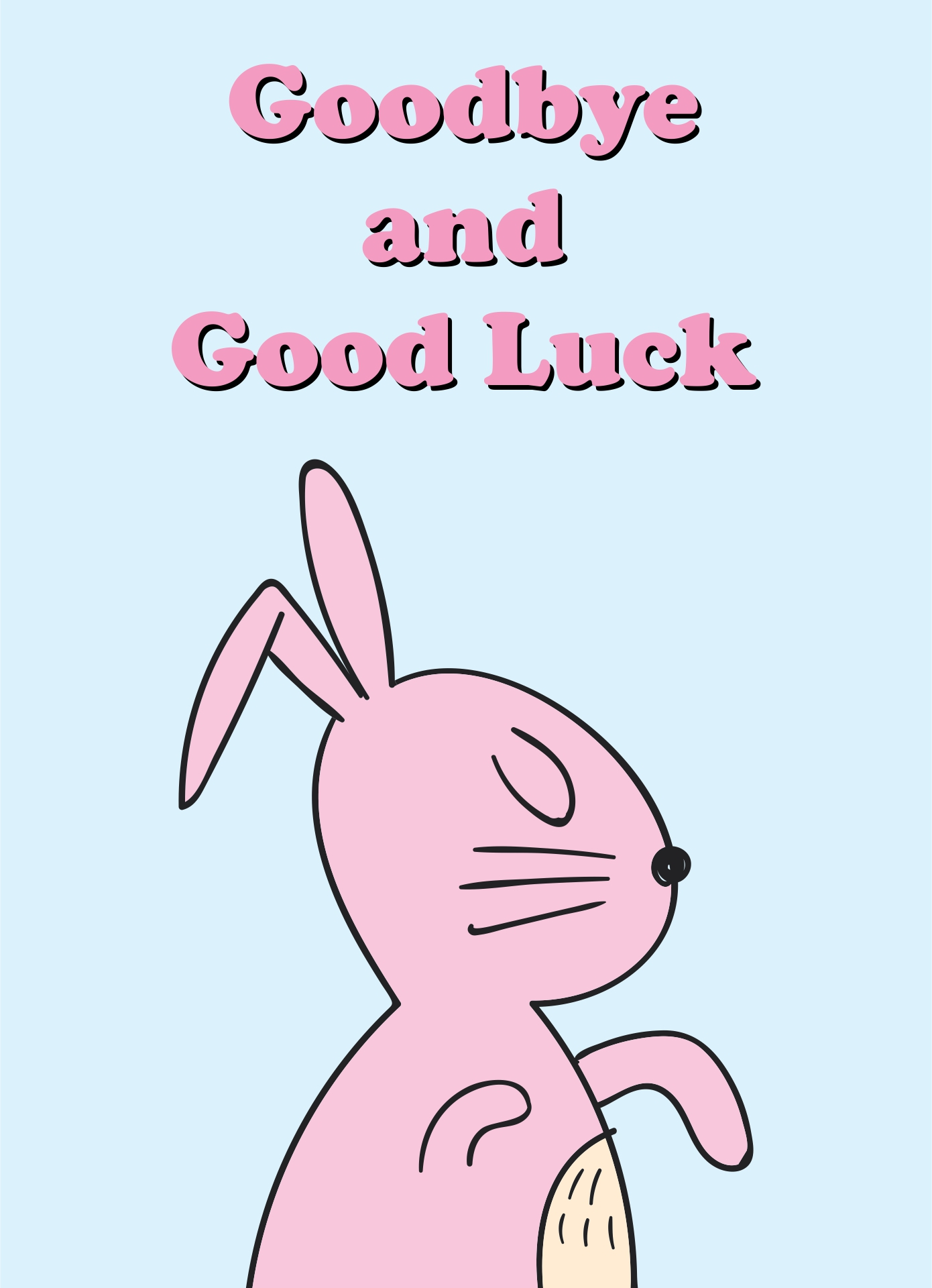 Good Bye Cards 10 Free PDF Printables Printablee