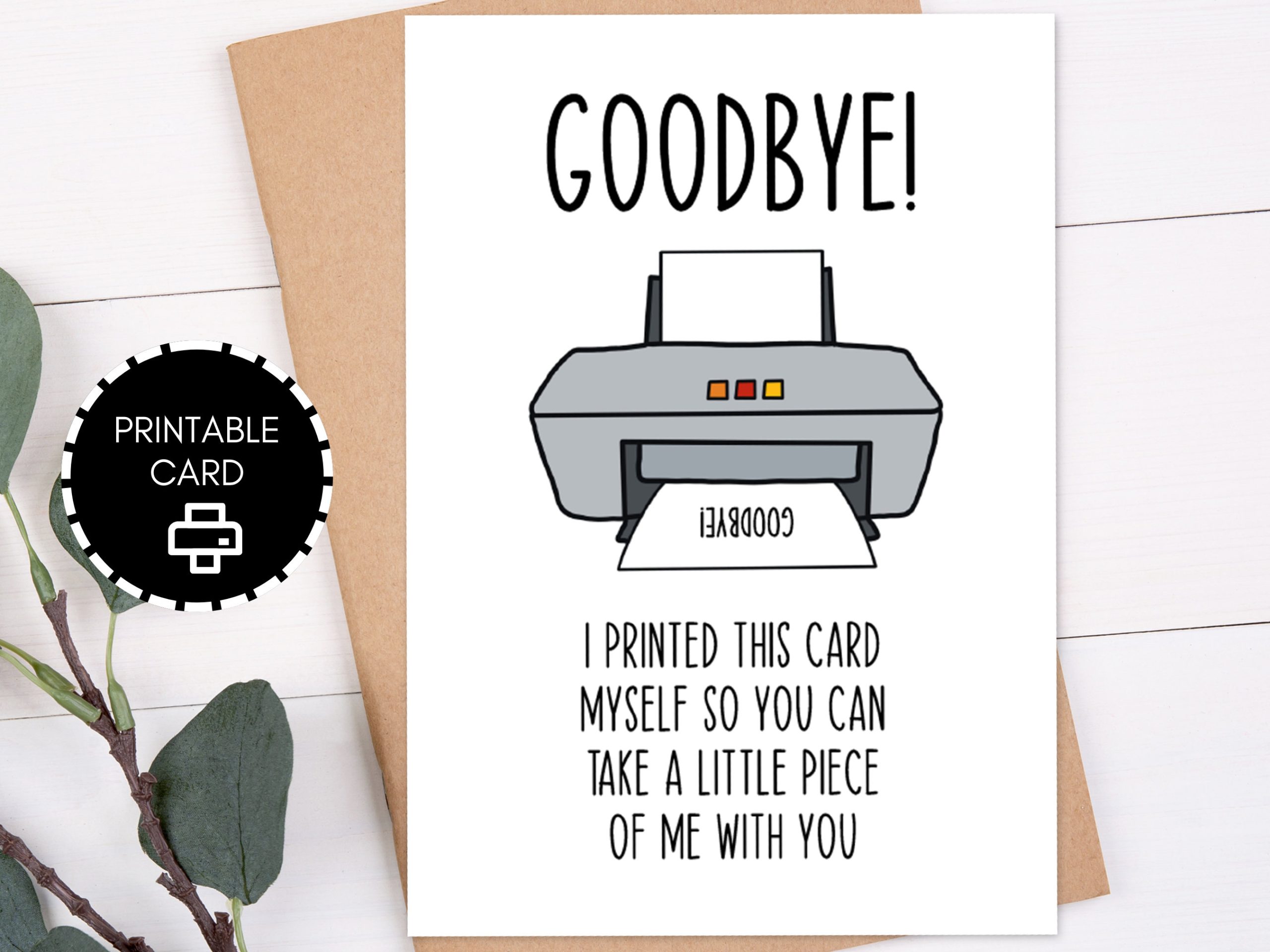 printable leaving cards
