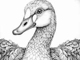 Goose Printable Coloring Activity Coloring Page