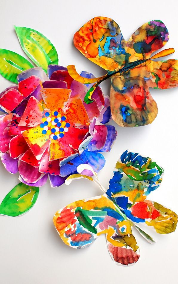 Gorgeous Fluttering Paper Plate Butterflies Art For Kids Spring Art 