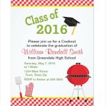 Graduation Bbq Party Invitation Wording Frameimage