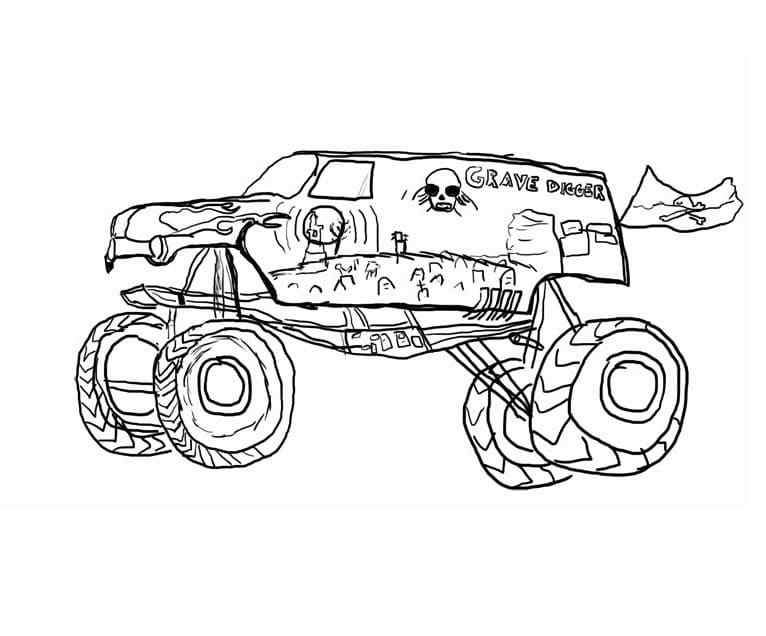 Grave Digger Printable