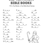Great Printable Books Of The Bible Activity Sheets Bible For Kids