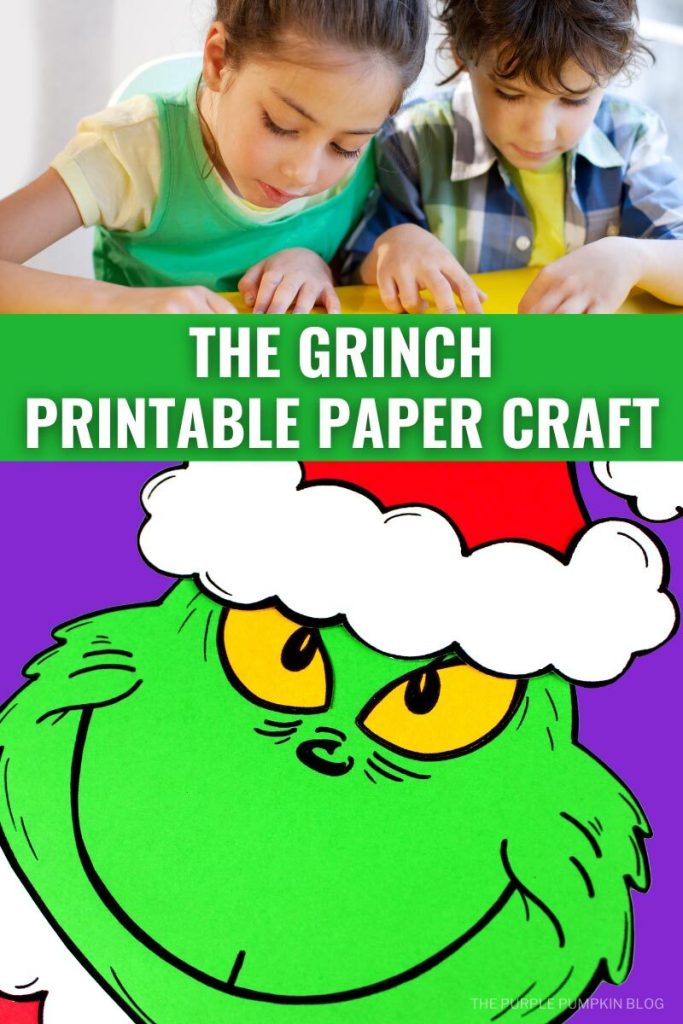 Grinch Craft Printable To Make This Cute Little Grinch Simply Print