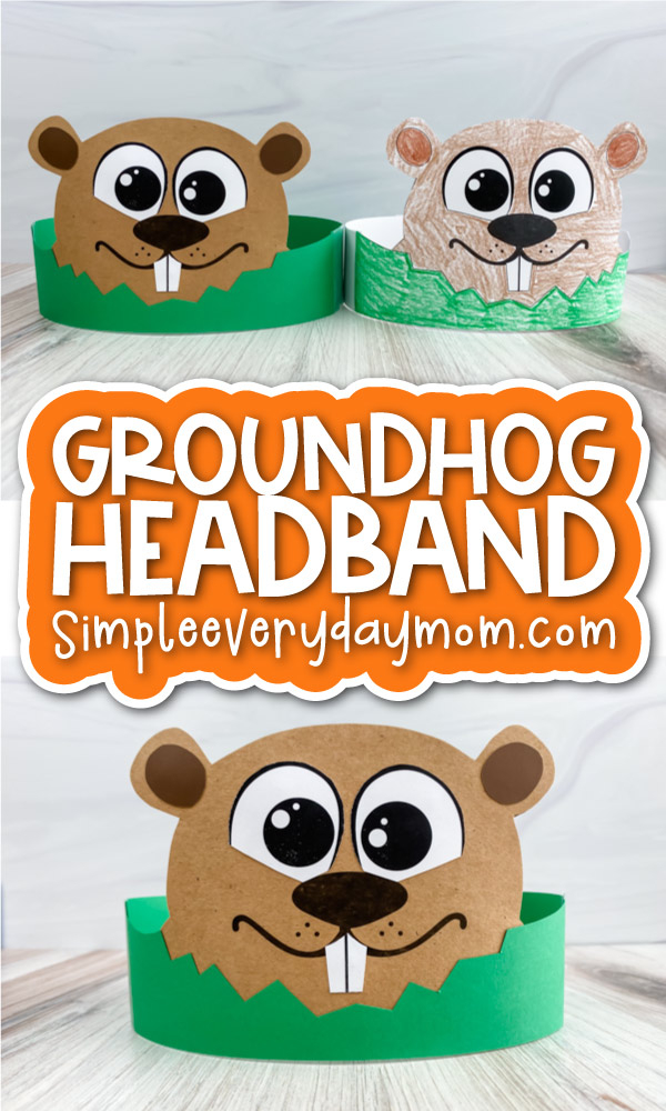 printable groundhog craft