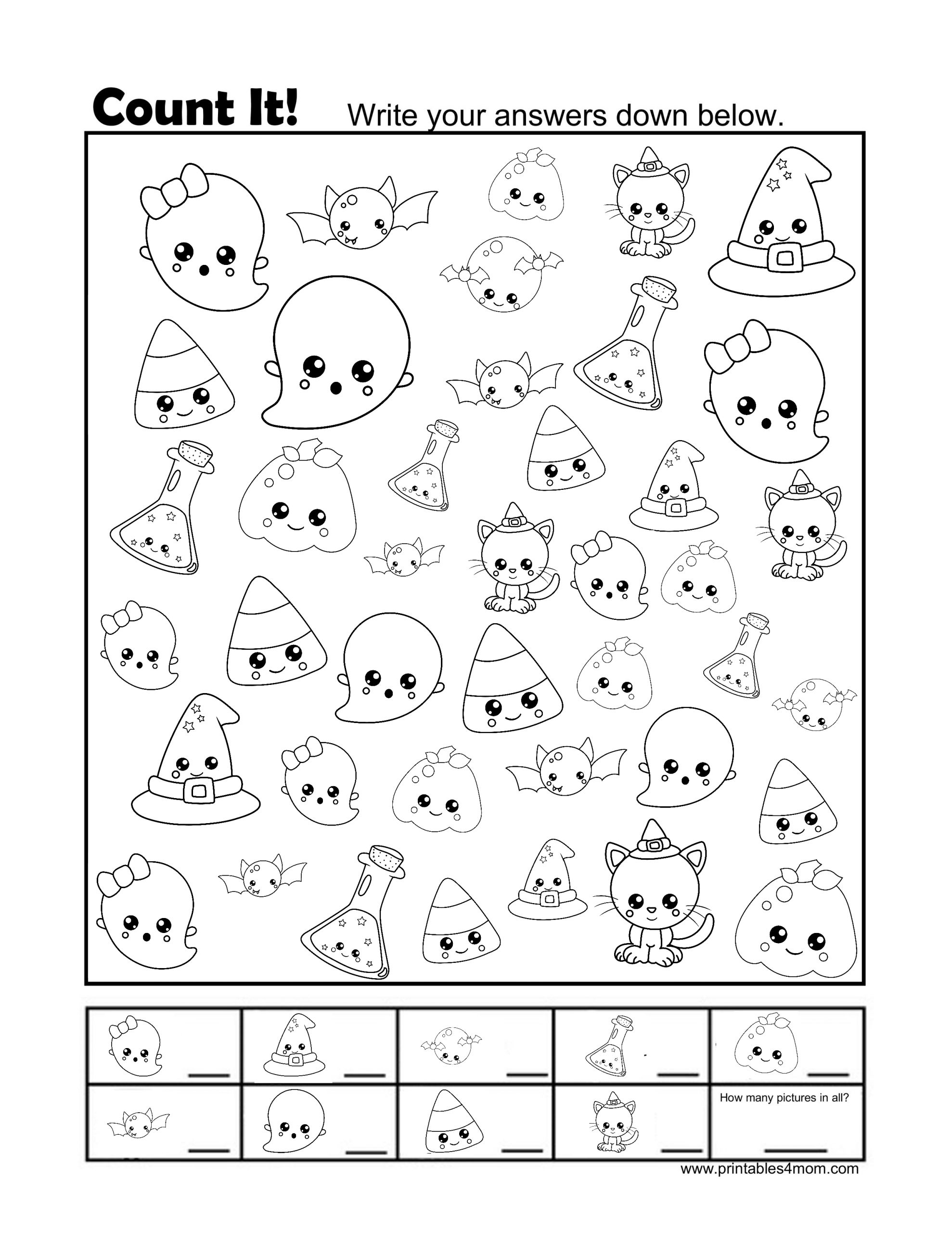 halloween activities for kids printable pdf