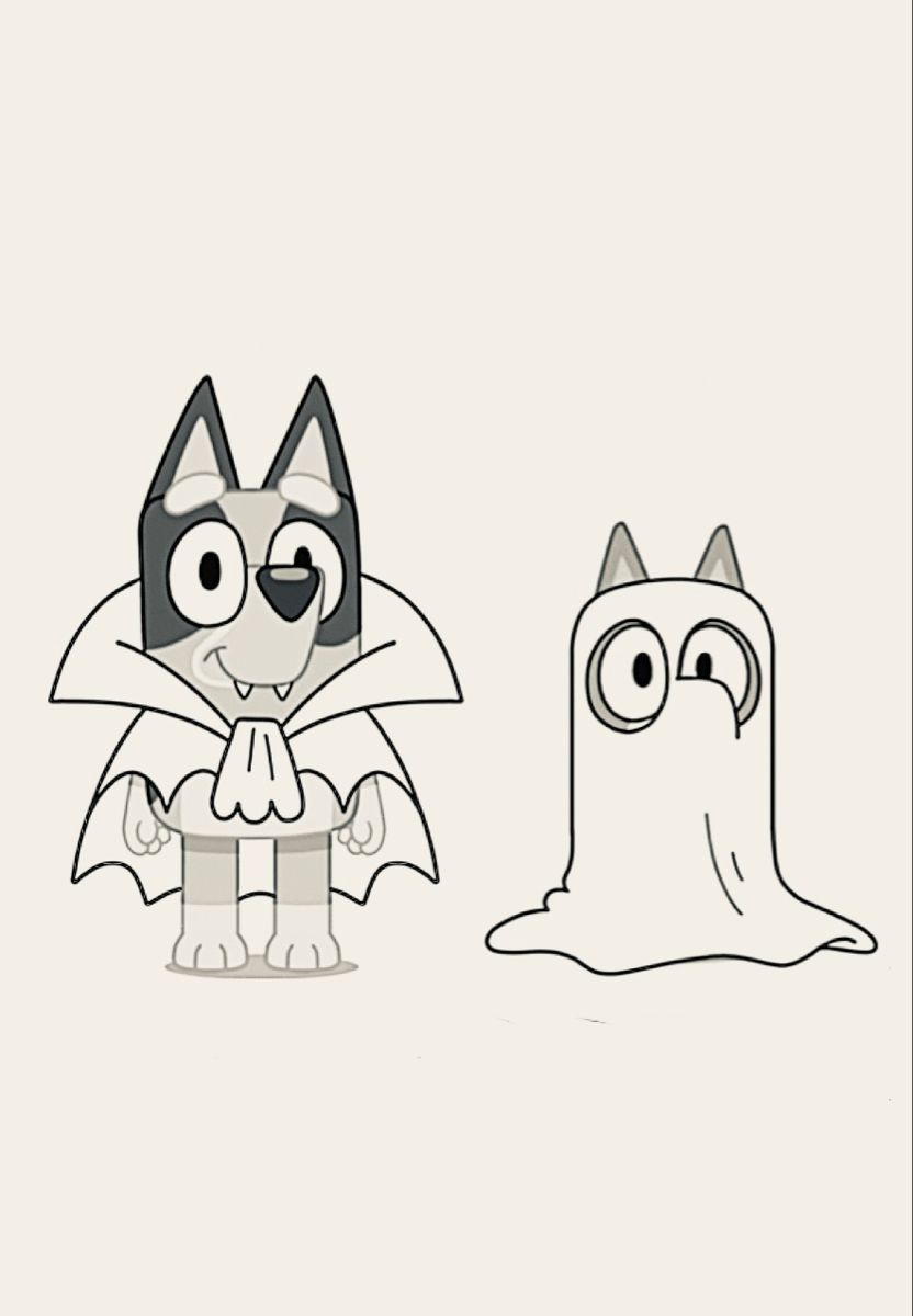 printable coloring pages bluey and bingo