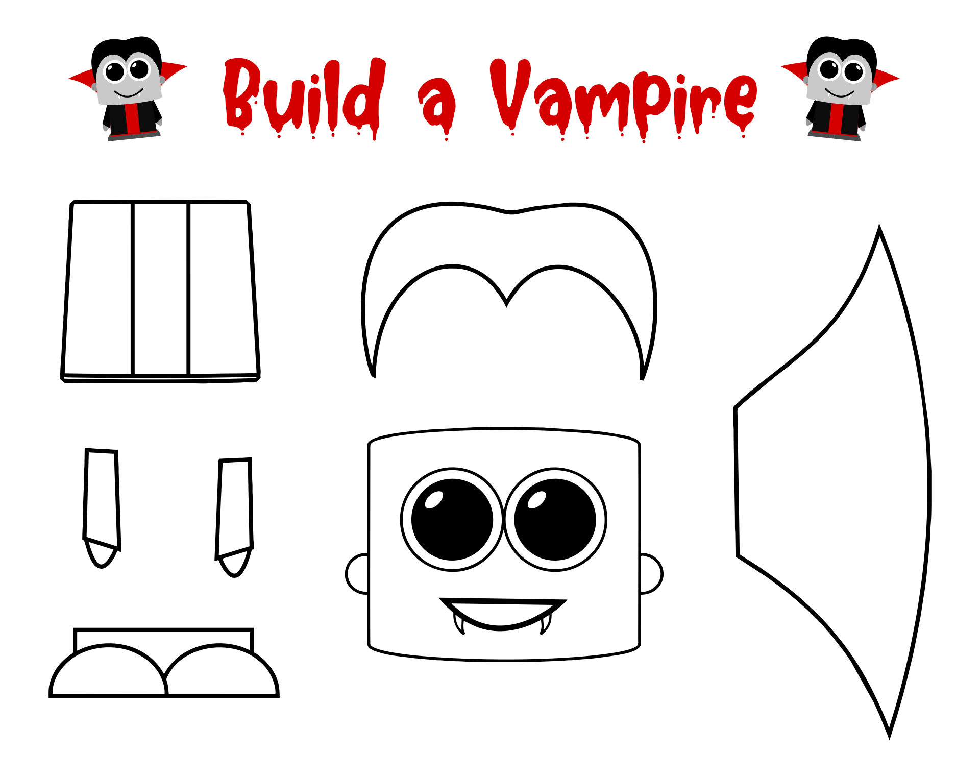 printable halloween crafts for preschoolers