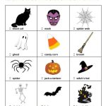 Halloween Scavenger Hunt Free Printable