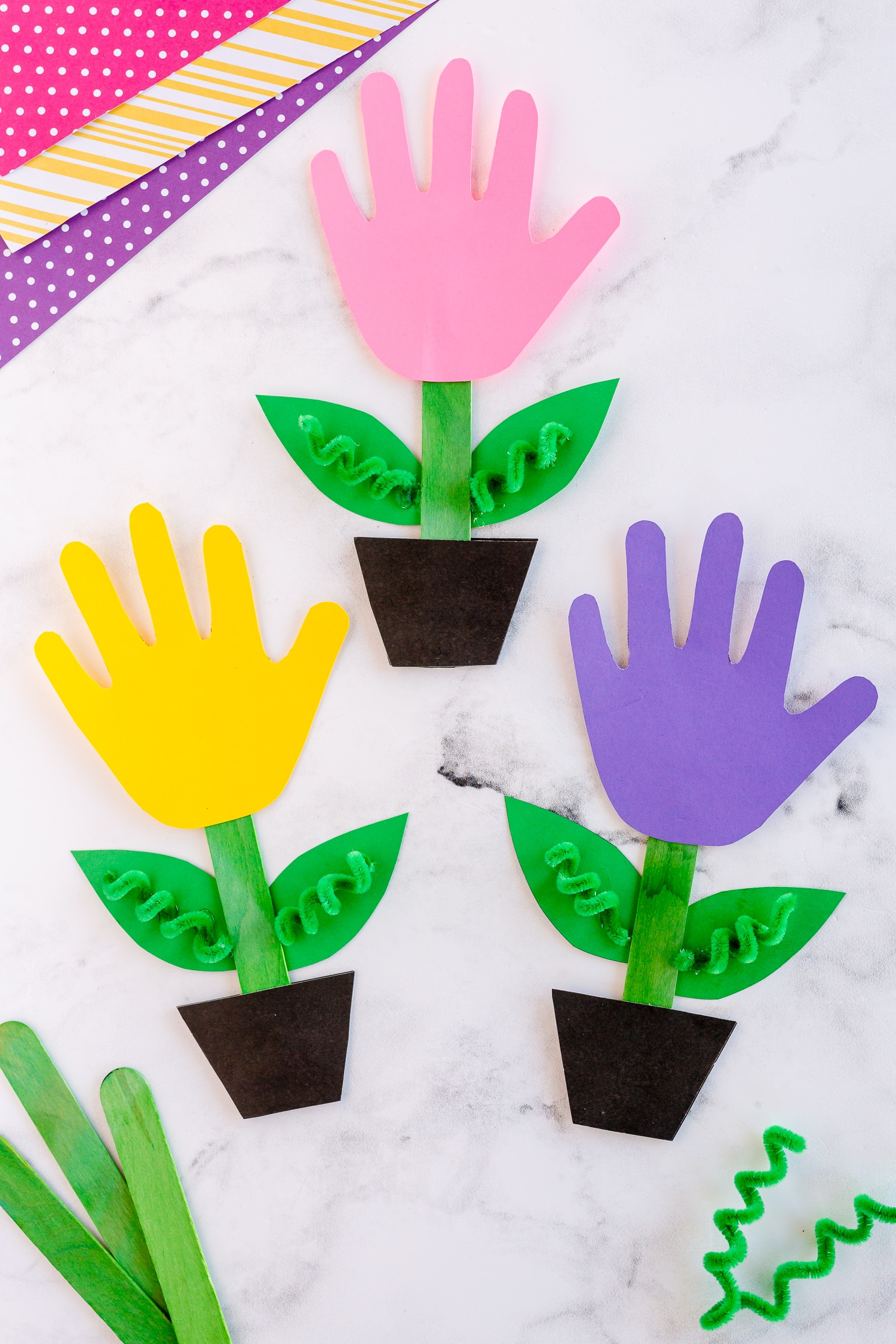 Handprint Tulip